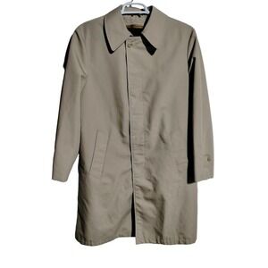 Sears The Mens Store Vintage 1970's 1980's light tan trench coat size 40 Regular